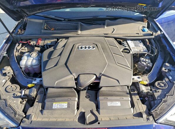 WA1LXBF72ND013545 2022 AUDI Q7 Blue Вид підкапотного простору