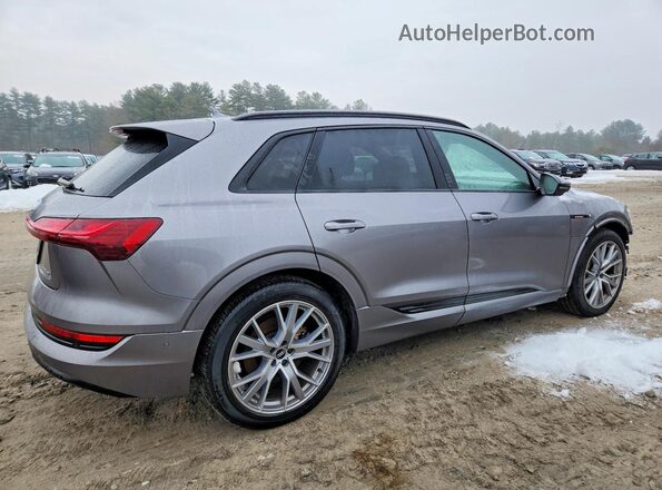 WA1VAAGE7MB020678 2021 AUDI E-TRON Серый Задняя правая четверть