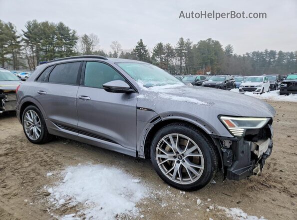 WA1VAAGE7MB020678 2021 AUDI E-TRON Серый Передняя правая четверть
