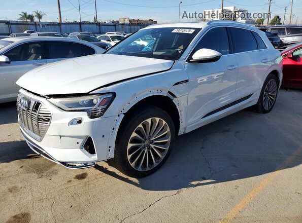 WA1VABGE7KB020781 2019 AUDI E-TRON White Rear left