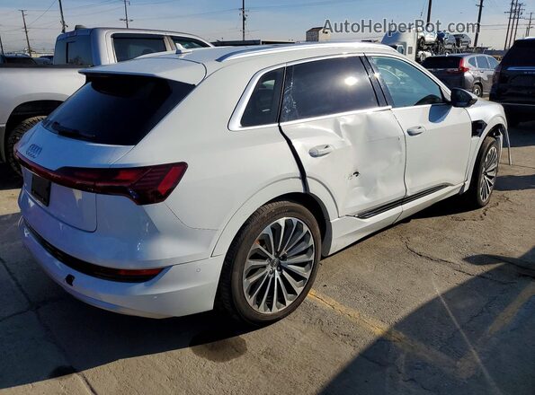 WA1VABGE7KB020781 2019 AUDI E-TRON White Front right