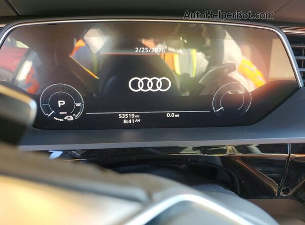 WA1VABGE7KB020781 2019 AUDI E-TRON White Rear seats view
