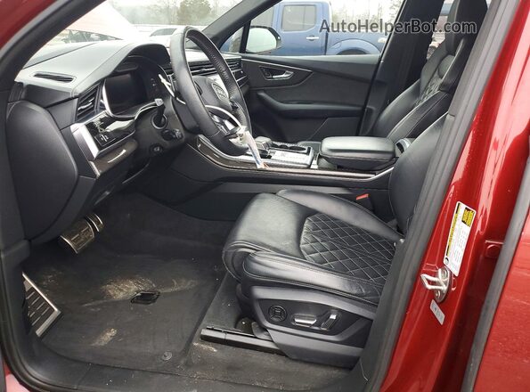WA1VWAF73LD012861 2020 AUDI SQ7 Red Vista interior delantera