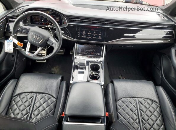 WA1VWAF73LD012861 2020 AUDI SQ7 Red Vista del salpicadero