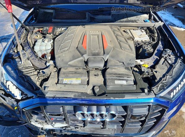 WA1VWAF7XLD010136 2020 AUDI SQ7 Blue Շարժիչի բաժամունքի տեսք