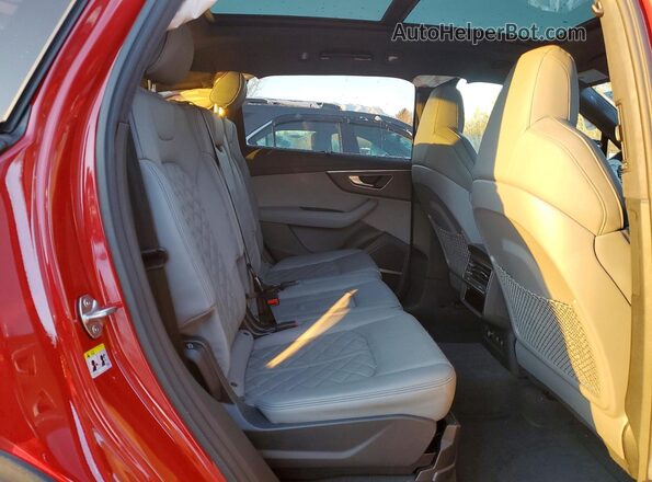 WA1VWBF79SD008706 2025 AUDI SQ7 Темно-бордовый Вид задней части салона