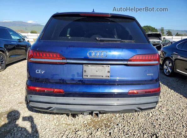 WA1VXAF72MD012249 2021 AUDI Q7 Синий 
