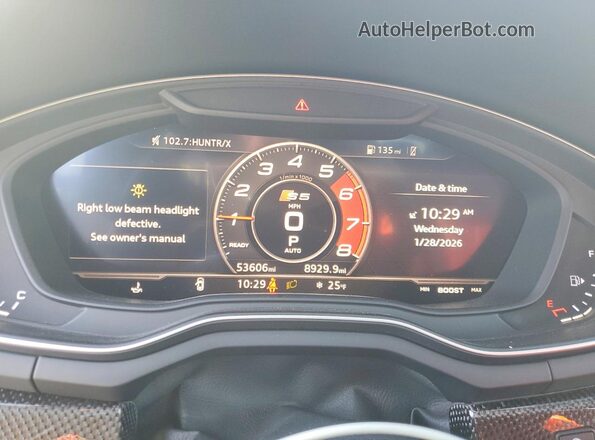 WAU24GF5XJN012098 2018 AUDI S5 Charcoal Widok zestawu wskaźników
