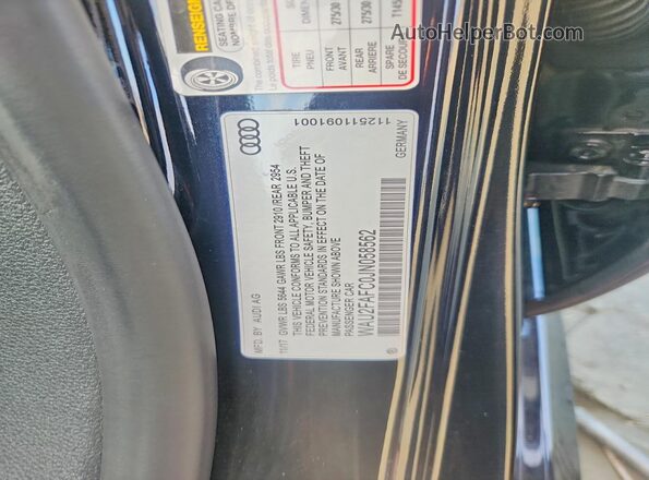 WAU2FAFC0JN058562 2018 AUDI S7 Черный Вид подкапотного пространства