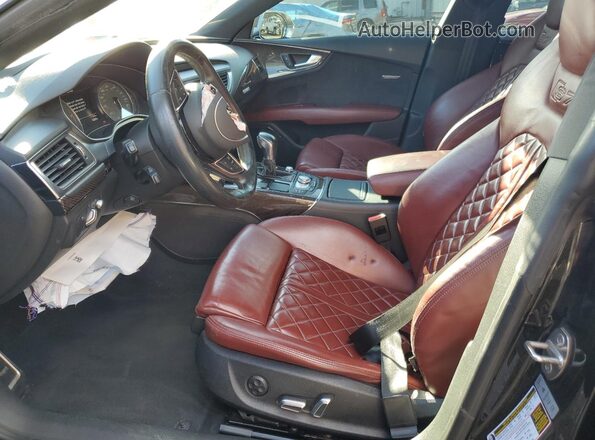 WAU2FAFC4HN045999 2017 AUDI S7 Black Front interior view
