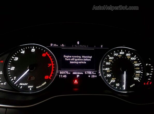 WAUA4AF46KA005481 2019 AUDI S4 Black Vista del cuadro de instrumentos