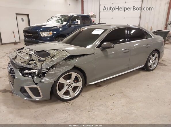 WAUA4AF47NA019412 2022 AUDI S4 Gray 