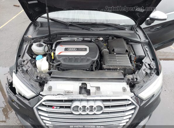 WAUB1GFF0H1014641 2017 AUDI S3 Черный Вид сзади
