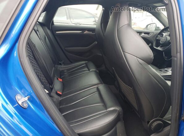 WAUB1GFF0H1054671 2017 AUDI S3 Синий Вид задних сидений