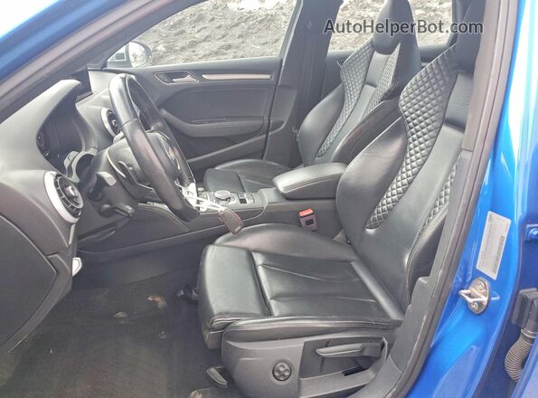 WAUB1GFF0H1054671 2017 AUDI S3 Синий Вид салона спереди