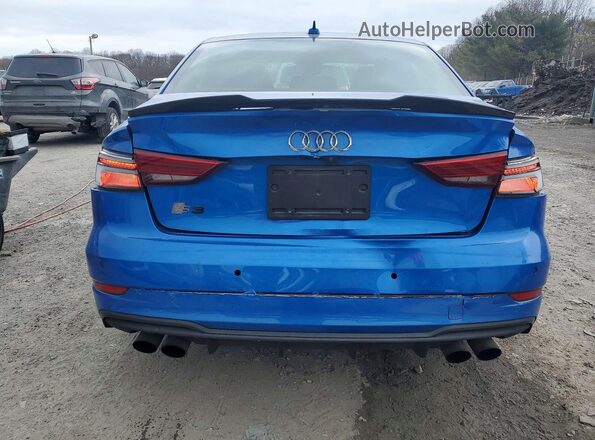 WAUB1GFF0H1054671 2017 AUDI S3 Синий Вид сзади