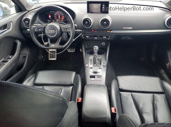 WAUB1GFF0H1054671 2017 AUDI S3 Синий Вид панели приборов