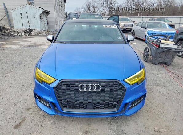 WAUB1GFF0H1054671 2017 AUDI S3 Синий Вид спереди
