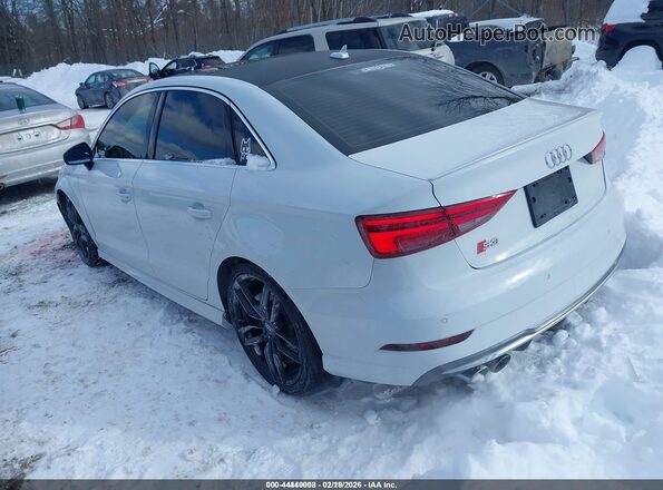 WAUB1GFF1H1025258 2017 AUDI S3 White Rear left