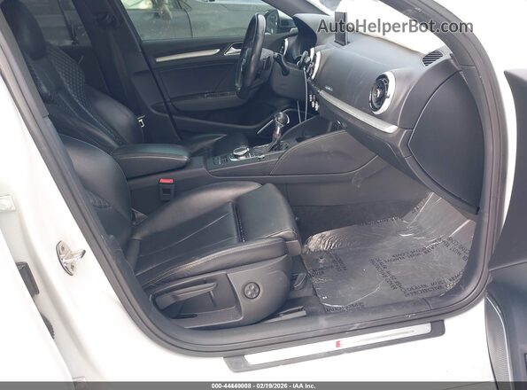 WAUB1GFF1H1025258 2017 AUDI S3 White Front interior view