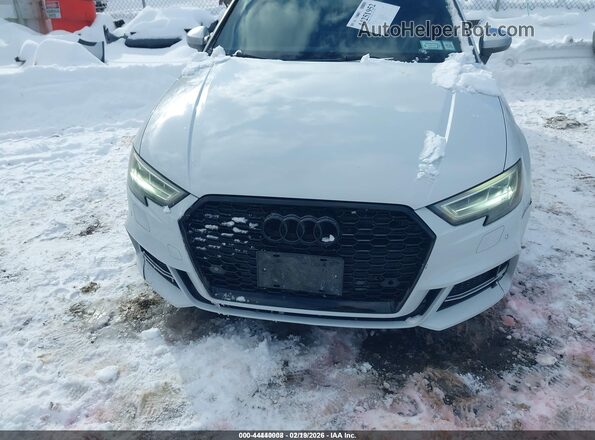 WAUB1GFF1H1025258 2017 AUDI S3 White Instrument cluster view