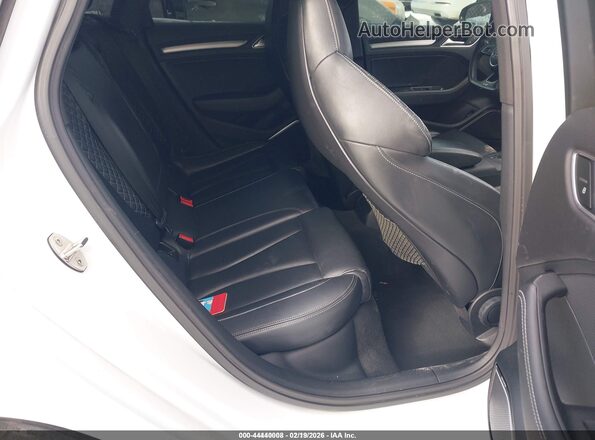 WAUB1GFF1H1025258 2017 AUDI S3 White VIN sticker view