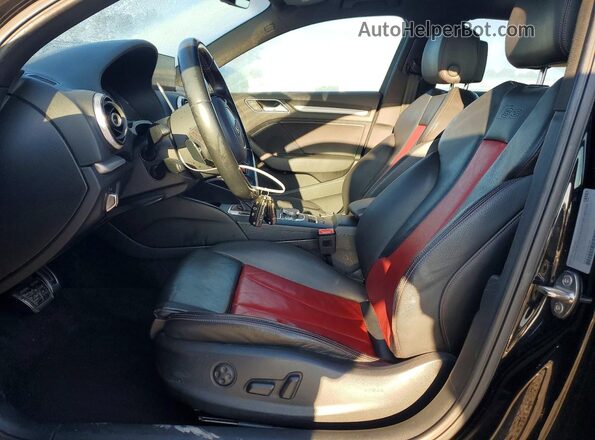 WAUB1GFF4G1052162 2016 AUDI S3 Black Front interior view