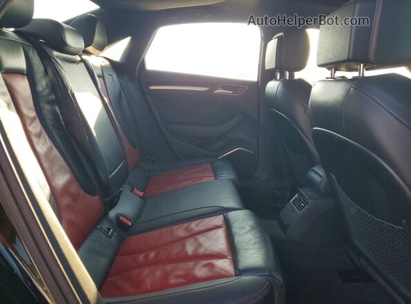 WAUB1GFF4G1052162 2016 AUDI S3 Black Rear seats view