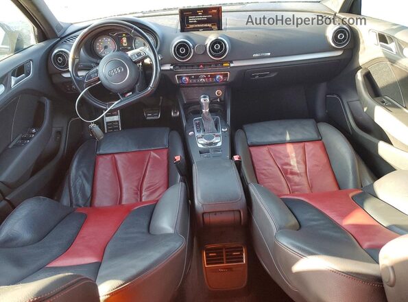 WAUB1GFF4G1052162 2016 AUDI S3 Black Dashboard view