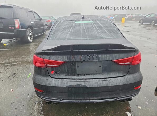 WAUB1GFF4H1070596 2017 AUDI S3 Black Rear view