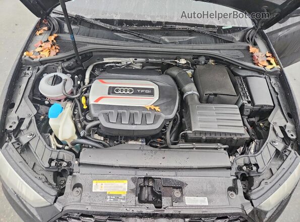 WAUB1GFF4H1070596 2017 AUDI S3 Black Rear interior view