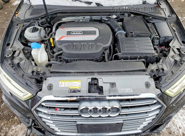 WAUB1GFF6H1022453 2017 AUDI S3 Black Widok wnętrza z tyłu