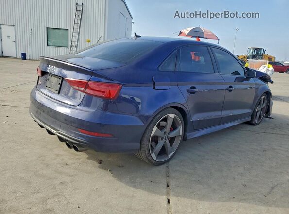 WAUB1GFF6KA100141 2019 AUDI S3 Blue უკანა მარჯვენა