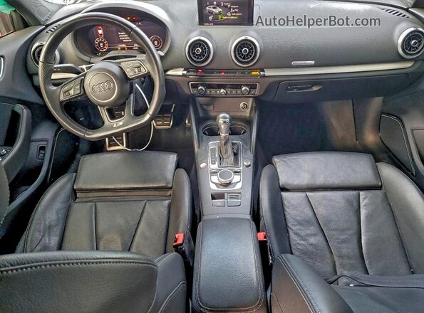 WAUB1GFF6KA100141 2019 AUDI S3 Blue წინა პანელის ხედი