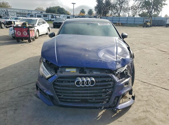WAUB1GFF6KA100141 2019 AUDI S3 Blue წინა ხედი