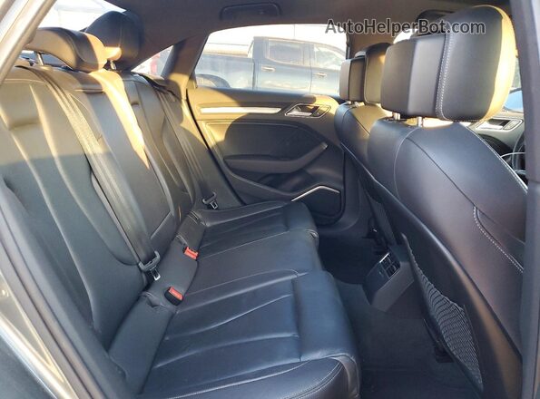 WAUB1GFF7H1063786 2017 AUDI S3 Charcoal უკანა სავარძლების ხედი
