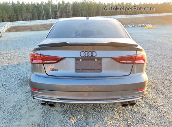 WAUB1GFF7H1063786 2017 AUDI S3 Charcoal უკანა ხედი