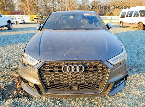 WAUB1GFF7H1063786 2017 AUDI S3 Charcoal წინა ხედი