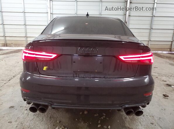 WAUB1GFF8H1014578 2017 AUDI S3 Black Rear view