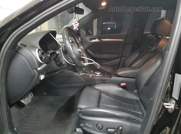 WAUB1GFF8H1014578 2017 AUDI S3 Black Front interior view