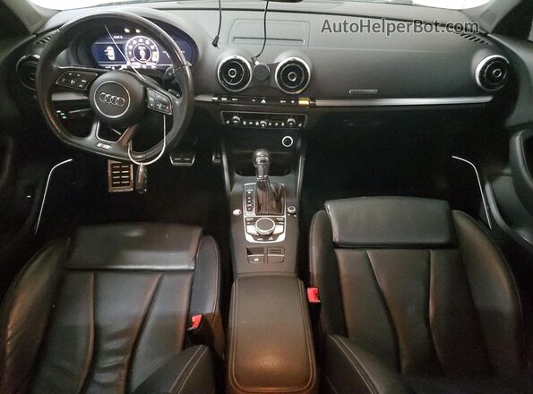 WAUB1GFF8H1014578 2017 AUDI S3 Black Dashboard view