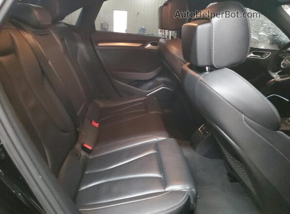 WAUB1GFF8H1014578 2017 AUDI S3 Black Rear seats view
