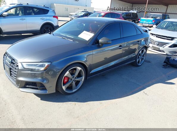 WAUB1GFF8KA122089 2019 AUDI S3 Gray წინა მარცხენა ხედი სამი მეოთხედიდან