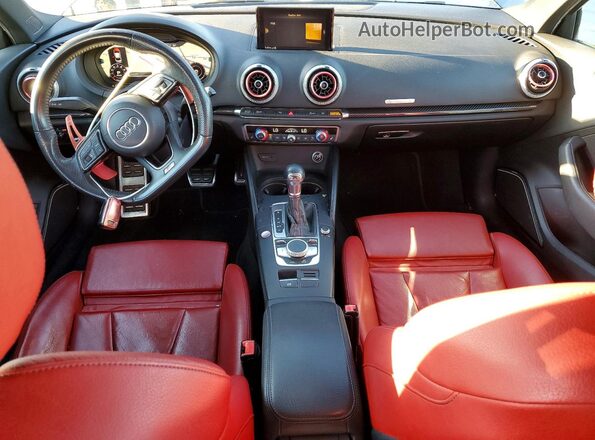 WAUB1GFFXKA076104 2019 AUDI S3 Gray Առջևի վահանակի տեսք