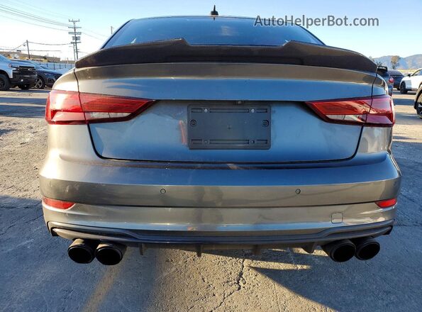WAUB1GFFXKA076104 2019 AUDI S3 Gray Հետևի տեսք