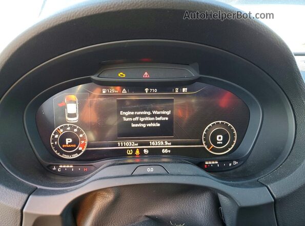 WAUB1GFFXKA076104 2019 AUDI S3 Gray Սարքավորումների վահանակի տեսք