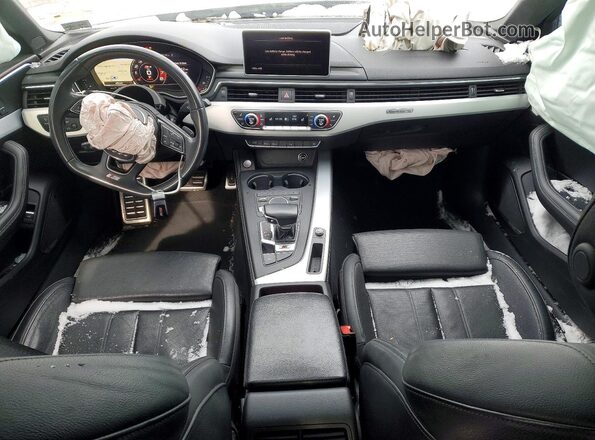 WAUB4AF42JA007943 2018 AUDI S4 Gray Առջևի վահանակի տեսք