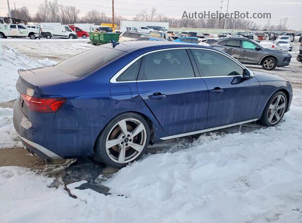 WAUB4AF48LA078258 2020 AUDI S4 Blue Rear right