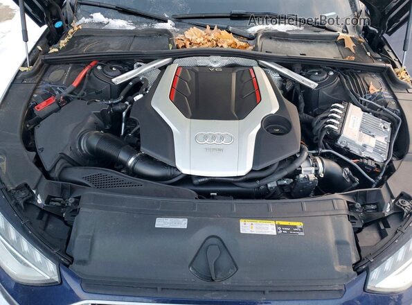 WAUB4AF48LA078258 2020 AUDI S4 Blue Rear interior view