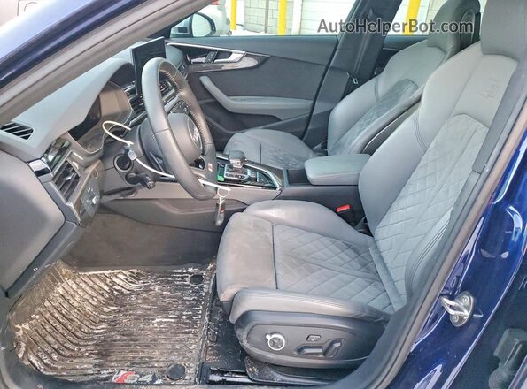 WAUB4AF48LA078258 2020 AUDI S4 Blue Front interior view